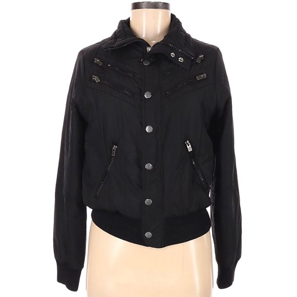 Forever 21 Jackets & Blazers - 🍁Forever 21 Coat in Black/Zippers Size M